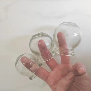 
Extra small facial cupping device facial cupping beauty salon face wash bar panda water ballet skin irrigation glass jar