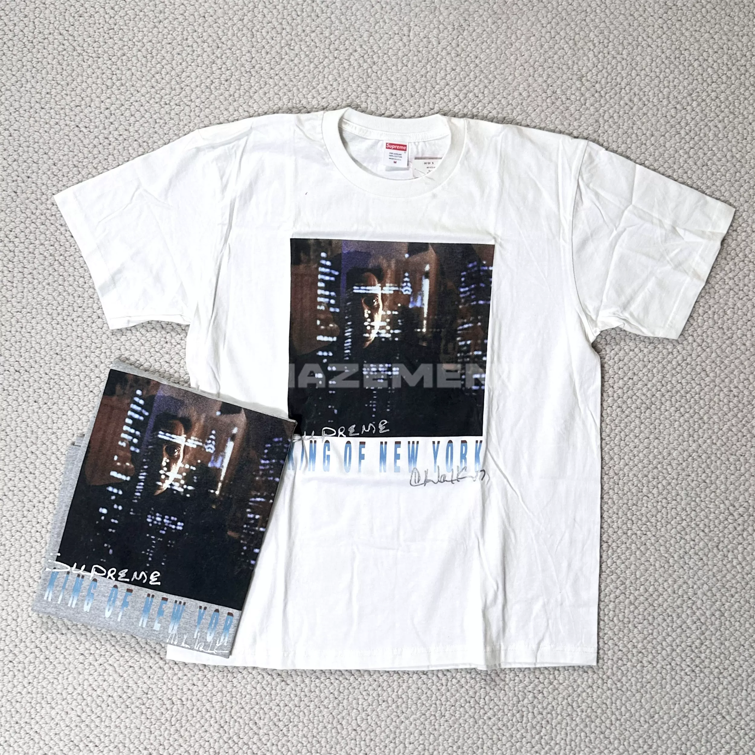 supreme 白 M Tシャツ