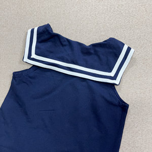 
Navy trend praises foreign trade children 2-3 year old boys and girls short-sleeved T-shirts and shorts suits pure cotton special price and value