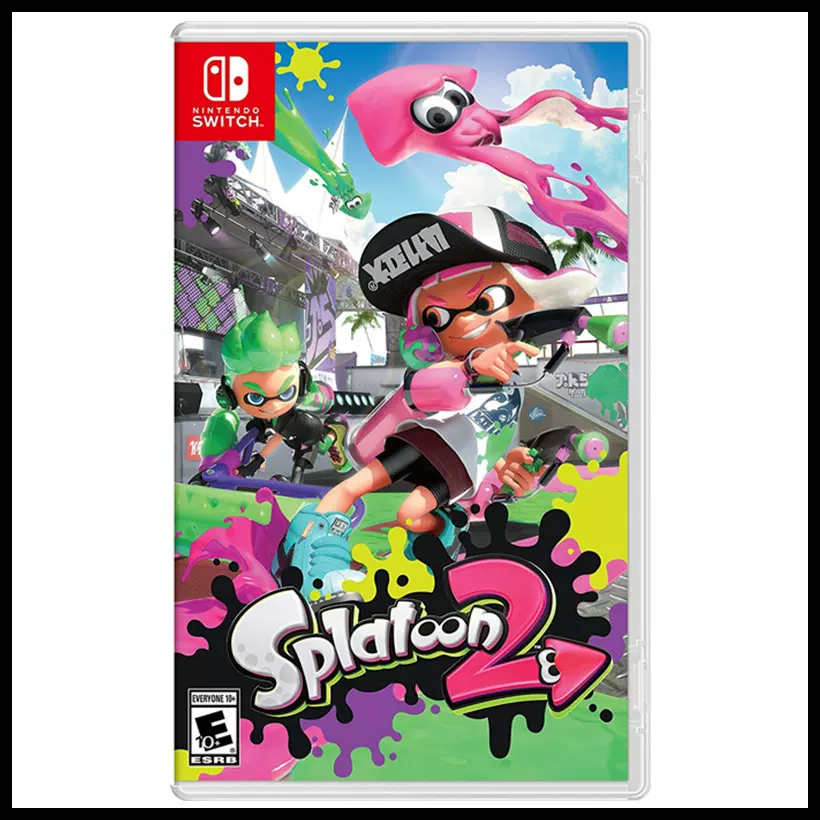 Switch Splatoon 2 噴射戰士二烏賊娘english 英語