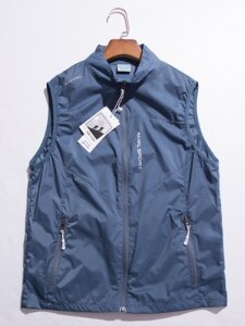 
Summer ultra-thin speed drying vest for men outdoor sports stand collar without hat breathable quick dry running casual vest vest