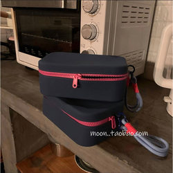 New Retro Korean Style~ Silicone Waterproof Travel Toiletry Bag Portable Bathing Storage Bag Women's Hand-Held Cosmetic Bag Small Bag