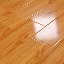 Glossy Laminate Flooring for Home Use, Wear-Resistant and Waterproof, Suitable for Living Room and Office, Waterproof, Direct from Manufacturer, 12mm