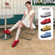 Camel Crescent Training Shoes Women's Shoes 2025 Summer New Racing Shoes Silver Sports and Casual Soft Sole Shoes Women's