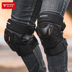 Modo Wolf Motorcycle Knee Pads and Elbow Pads, Quick-Release Protective Gear for Riding, Anti-Fall Rider Equipment for All Seasons Motorcycle Touring