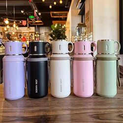 2026 New Style Thermos Cup for Women, High-Looking Water Bottle, 316 Stainless Steel, Special Tea Cup for Male Middle School Students to Use at School