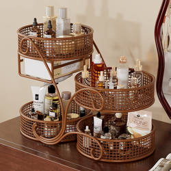 Dressing Table Cosmetics Lipstick Storage Box Skin Care Products Desktop Jewelry Storage Box Large Capacity Storage Rack Dressing Table