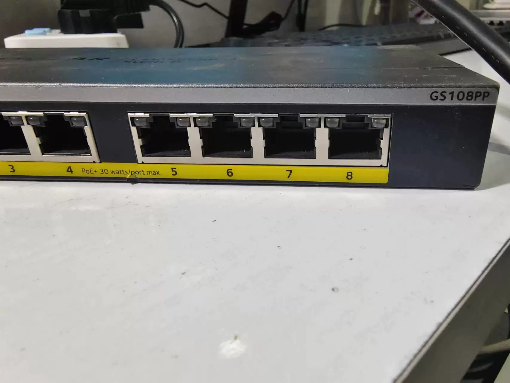 NETGEAR/网件GS108PP 8口POE+ 千兆交换机带原装电源测试好-Taobao