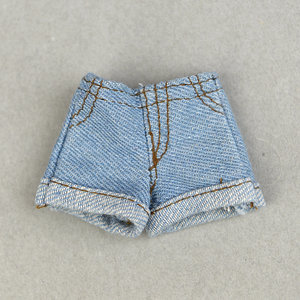 30cm changing doll clothing supermodel ob Xinyi Xiaobu Ke Er denim shorts