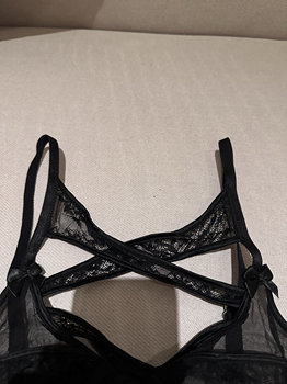 *Save marriage*Lace bow pure desire with chest pad vest underwear