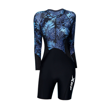 Xtep one-piece flat-angle swimsuit for women covering their belly and making them look slim