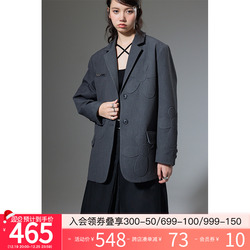 Diddi Original Design Three-dimensional Embossed Suit Jacket For Women Autumn Niche Design Casual Suit Top