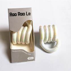 Electroplated Colorful Milk-Colored Transparent Crystal Stress-Relief Orange Toy Glossy Silent Fidget Toy Tango