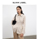BLANK LABEL minimalist high-end pure cotton waist long sleeve white shirt women's striped shirt autumn
