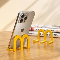 Mcdonald's Desktop Phone Stand Small Ornament Creative Office Phone Holder for Students to Watch Shows
