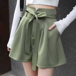 Floral Shorts for Women, Summer Thin Style, 2026 New Model, Loose Fit, High-Waisted Chiffon, Casual Wide-Leg A-Line, Slimming