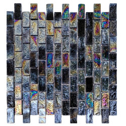 Glazed Mosaic European Style Living Room Bathroom Living Room Swimming Pool Glass Wall Sticker Retro Kitchen Balcony Background Wall