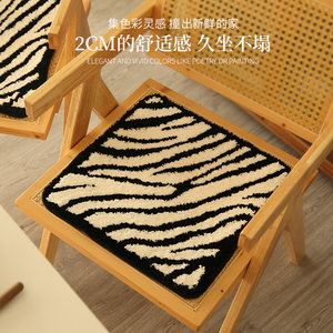 
Light luxury high-end flocking non-slip cushion office seat cushion dining table four seasons universal chair cushion sofa cushion