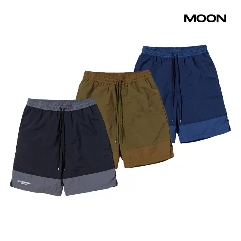 MOON現貨Neighborhood SWIM SHORT PANTS寬鬆輕便沙灘短褲23SS-Taobao