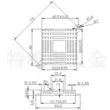 Hợp kim nhôm tản nhiệt điện tử 37*37*6mm hồ sơ công suất cao tai phẳng cầu nam tản nhiệt tùy chỉnh fan cr 1200 Linh kiện tản nhiệt