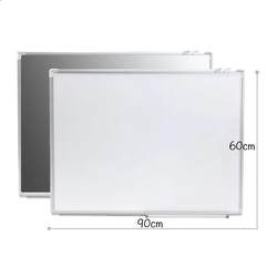Boya Large Whiteboard 60*90cm for Office Teaching and Training, Easy to Wipe, Zinc Whiteboard, Durable Conference Writing Board