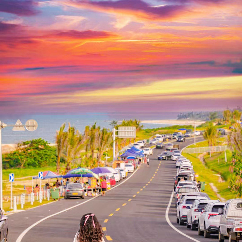 海南6天5晚环岛纯玩三亚万宁文昌陵水儋州海口跟团旅游公路棋子湾