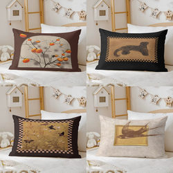 New Black and White Light Retro Luxury Pillow Room Decoration Dormitory Bedside Pillow Living Room Sofa Multi-Functional Cushion