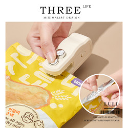 Tlife·Luli · Sealing Machine for Household Snacks, Hand-Pressed Plastic Sealing Machine, Dual-Purpose for Opening and Sealing |   Luli