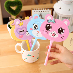 Creative Stationery Small Animal Fan Ballpoint Pen Cute Cartoon Fan Pen Primary School Student Prizes Creative Pen Wholesale