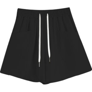 
Langsha maternity shorts for summer wear drawstrings thin cotton and linen loose wide-leg casual basement five-point pants maternity wear