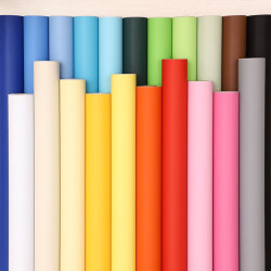 Solid Color Sticker Wallpaper Cabinet Waterproof and Moisture-Proof Wallpaper Colorful Film Self-Adhesive Kindergarten Instant Sticker Wall Sticker