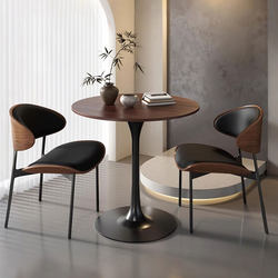 Phaeton Furniture French-Style Cafe Tables and Chairs, Vintage Small Round Tables, Dining Tables for Home Use, Balcony Leisure and Meeting Tables and Chairs