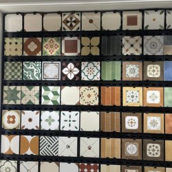 French Retro All-Ceramic Small Tiles 300X300 Bathroom Kitchen Balcony B&B Hotel Restaurant Non-Slip Floor Tiles