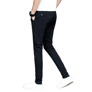 casual pants korean style trendy thin foot slim trousers men