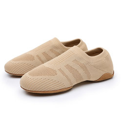 Professional Cheerleading Training and Competition Shoes, Fly-Knit Jazz Dance Cheerleading Shoes, Soft-Soled Children's Dance Shoes, Body Dance Shoes