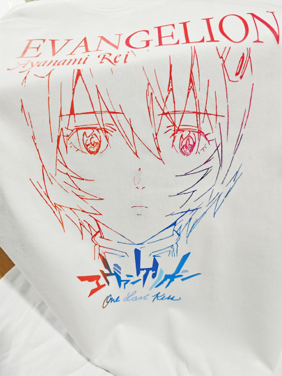 新世紀エヴァンゲリオン Tシャツ - エヴァ アスカ シンジ コットンTシャツ