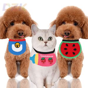 
Dog saliva scarf, cat pet, dog and cat scarf, small, medium and large dog teddy milk dog supplies, cute pet collar. 6