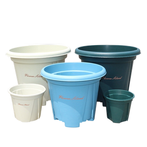 New thickened control root gallon flower pot plastic resin for home flower cultivation, size and size, succulent rose, breathable green mountain pot