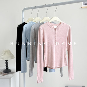 
Yoga tops for women long-sleeved slim casual training suits for gym running training slim fitness clothes for summer and autumn