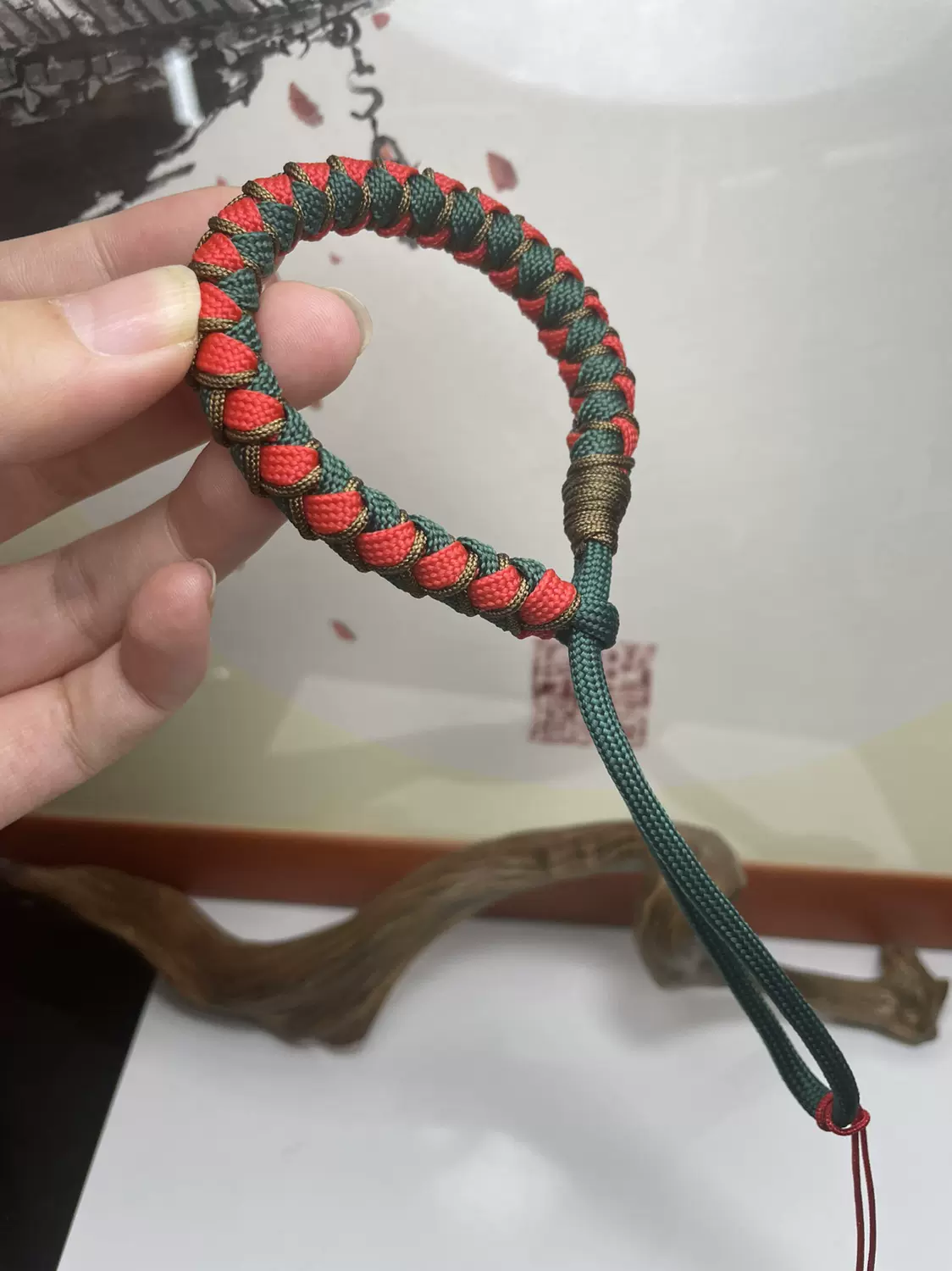 手把件绳逆鳞结手绳大挂件粗绳礼物男女饰品手工锦鲤