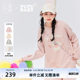 Zihan Cartoon Printing Circle Circle Sweirite Woman Autumn New Leisure Reduction Cotton Top
