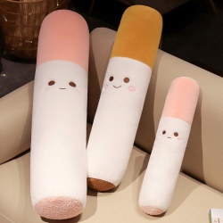 Creative Large Cigarette-Shaped Long Pillow for Girls to Sleep on Their Side, Leg-Hugging Pillow for Boys, Headboard Cushion
