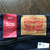 American counter genuine levis 505-0216 levis dark blue primary color men,s straight jeans