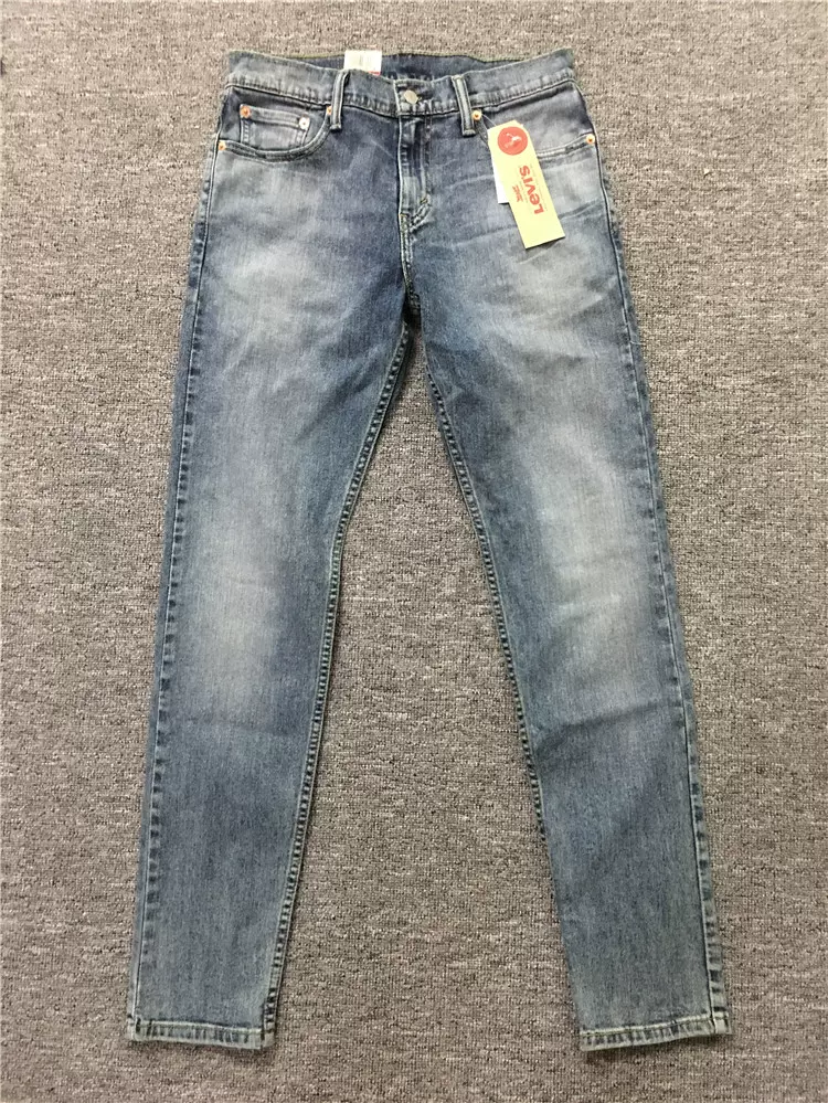 美国采购正品Levi's 512 李维斯春夏薄款弹力男士修身小脚牛仔裤-Taobao