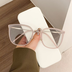
Korean style large frame Internet celebrity versatile style without makeup round face slimming glasses frame Harajuku style glasses trendy can be matched with myopia
