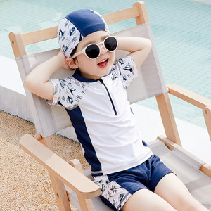 
Boys' swimsuits, children's split swimsuits, 2026 summer new baby swimsuits, boys' quick-drying boys' swimming trunks, trendy