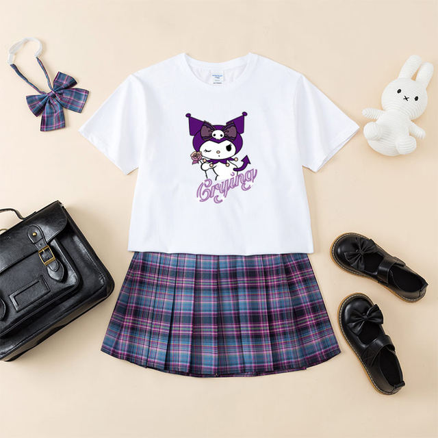 Japanese soft girl T-shirt female students 2024 summer new loose ...