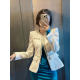 XULU original retro French tweed jacket temperament casual socialite short design small fragrance style jacket