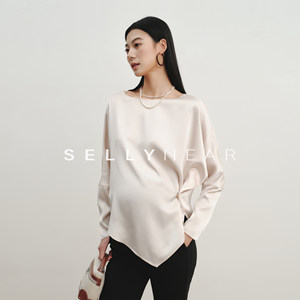 
SELLYNEAR maternity wear spring new tops temperament loose loose belly-covering tops pregnancy shirt