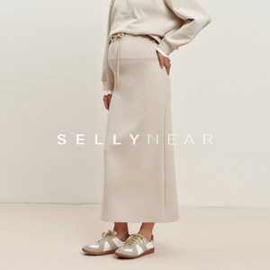 
SELLYNEAR maternity skirt spring 2026 new fashion loose lace drawstring pregnancy short skirt